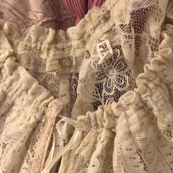 Spell Vintage Rhiannon Cream Off-Shoulder Lace Blouse S/M & bra - Picture 8 of 16